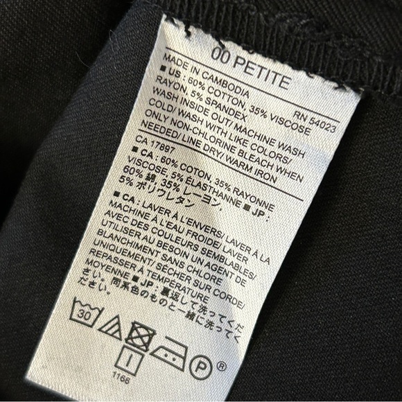 ❤️ Banana Republic Elegant Black Midi Dress 00 - Picture 5 of 10